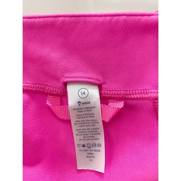 IVIVVA (Girls Lululemon) Perfect Your Practice Hot Pink Barbiecore Zip Up Jacket - Picture 4 of 6